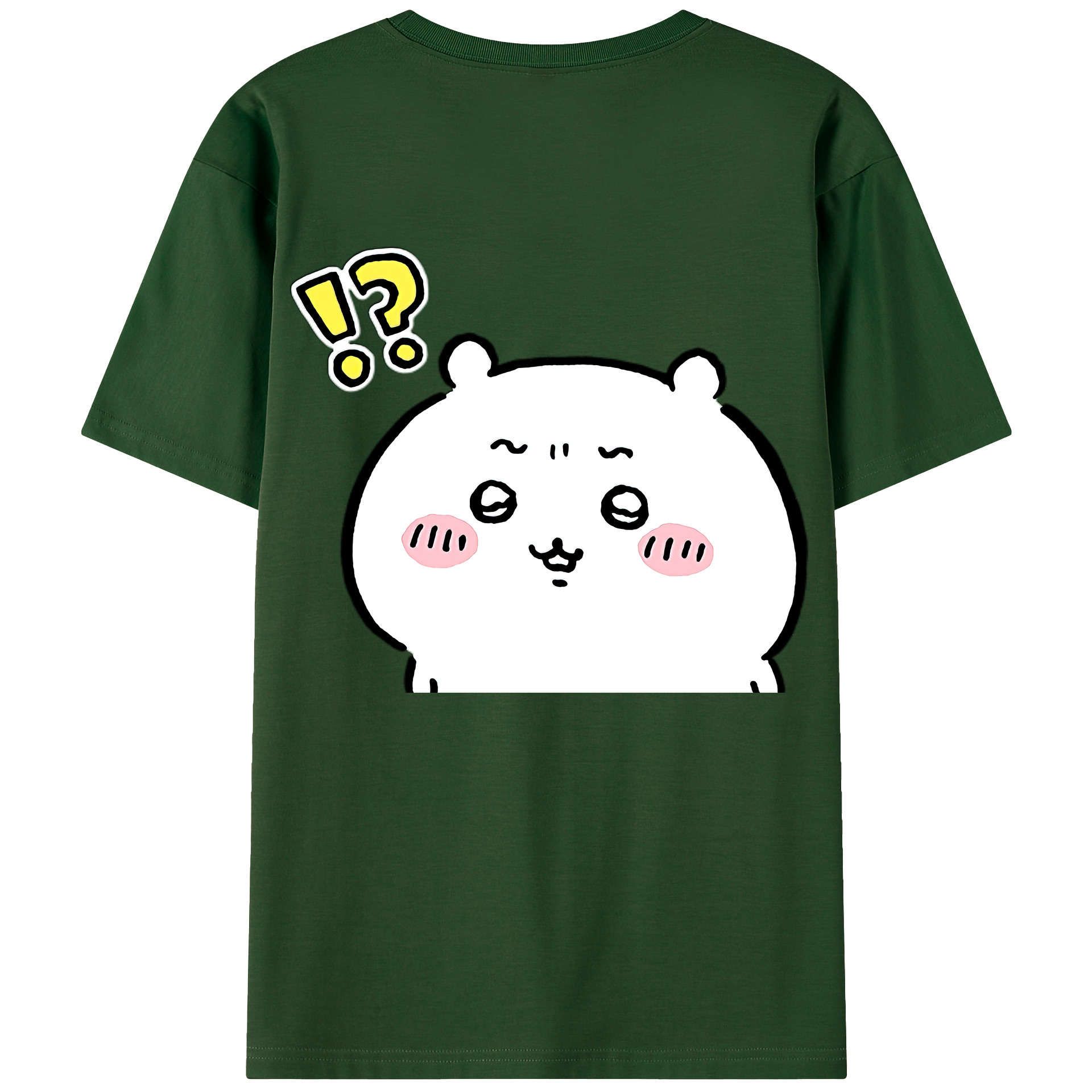 （画像用） ちいかわ ちいかわ Chii-kawa chiikawa 綿100％半袖Tシャツ（背面プリント）